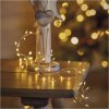 LED vánoční nano řetěz – ježek, 2,4 m, 3x AA, vnitřní, teplá bílá, časovač