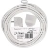 Prodlužovací kabel 10 m / 1 zásuvka / bílý / PVC / 1 mm2