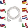 Prodlužovací kabel 10 m / 1 zásuvka / bílý / PVC / 1 mm2