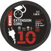 Venkovní prodlužovací kabel 10 m / 1 zásuvka / černý / guma-neopren / 230 V / 2,5 mm2