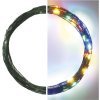 LED vánoční nano řetěz zelený, 7,5 m, venkovní i vnitřní, multicolor, časovač
