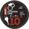 Venkovní prodlužovací kabel 10 m / 1 zásuvka / černý / guma-neopren / 230 V / 1,5 mm2