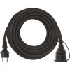 Venkovní prodlužovací kabel 10 m / 1 zásuvka / černý / guma-neopren / 230 V / 1,5 mm2