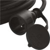Venkovní prodlužovací kabel 20 m / 1 zásuvka / černý / guma-neopren / 230 V / 1,5 mm2