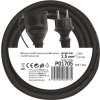 Venkovní prodlužovací kabel 5 m / 1 zásuvka / černý / guma-neopren / 230 V / 1,5 mm2