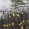LED vánoční rampouchy, 10 m, venkovní i vnitřní, teplá bílá, programy, časovač