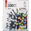 LED vánoční řetěz 2v1, 10 m, venkovní i vnitřní, studená bílá/multicolor, programy