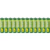 Zinková baterie GP Greencell AA (R6), 8+4 ks