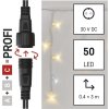 Profi LED spojovací řetěz blikající bílý – rampouchy, 3 m, venkovní, teplá/studená bílá