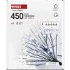 LED světelný řetěz – svítící trsy, nano, 8 m, vnitřní, studená bílá, časovač