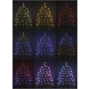 LED vánoční řetěz, 12 m, venkovní i vnitřní, RGB, ovladač, programy, časovač