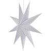 Vánoční hvězda papírová závěsná, 60 cm, vnitřní