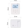 Pokojový programovatelný bezdrátový OpenTherm termostat P5611OT