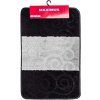 BRILANZ Sada koupelnových předložek SILE, 2ks, černá