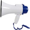 POŠKOZENÝ OBAL - NEDIS megafon/ rozsah 250m/ hlasitost 115dB/ vestavěný mikrofon/ vestavěná siréna/ funkce nahrávání/ bílo-mod...