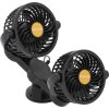 Ventilátor MITCHELL DUO 2x108mm 24V na přísavku