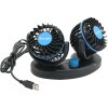 Ventilátor MITCHELL DUO 2x85mm USB 5V na palubní desku