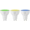 IMMAX NEO SMART sada 3x žárovka LED GU10 6W RGB+CCT barevná a bílá, stmívatelná, Wi-Fi, TUYA