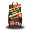 Grilovací brikety 4kg  Kvalitní grilovací brikety v balení 4kg