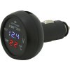 Zástrčka MULTI - USB, voltmetr, teploměr