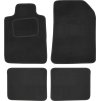 Koberce textilní UNI 4ks vel.1. černé