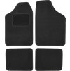 Koberce textilní UNI 4ks vel.2. černé