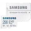 SAMSUNG EVO Plus MicroSDXC 256GB + SD Adaptér / CL10 UHS-I U3 / A2 / V30