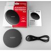 AXAGON WDC-P10T, tenká bezdrátová rychlonabíječka, Qi 5/7.5/10W, micro USB