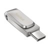 SanDisk Ultra Dual Drive Luxe USB-C 32GB / USB 3.0 Typ-C /  USB 3.0 Typ-A / stříbrný