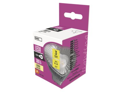 LED žiarovka Classic MR16 4,5 W GU5,3 teplá biela