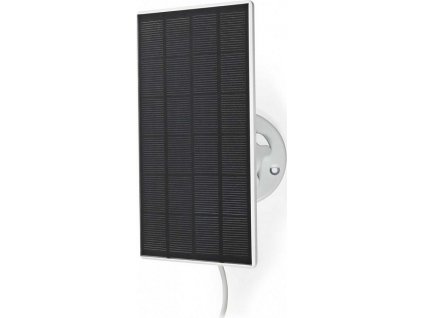 NEDIS solární panel/ 5,3 V DC/ 0,5 A A/ micro USB/ délka kabelu 3 m/ příslušenství pro WIFICBO30WT/ černý