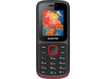 ALIGATOR D210 Dual sim černo-červený