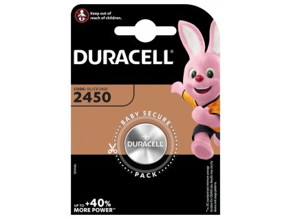 Duracell Lithiová knoflíková baterie CR2450 1 ks