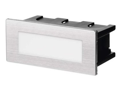 LED orientačné vstavané svietidlo 123×53, 1,5W tep. biela,IP65