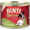 Finnern Rinti Gold konzerva pro psy divočák kousky 185g