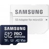 Samsung PRO Ultimate/micro SDXC/512GB/200MBps/UHS-I U3 / Class 10/+ Adaptér/Modrá