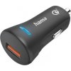 HAMA set: rychlá USB nabíječka do vozidla QC 3.0 19,5 W + kabel USB A-C 1,5 m