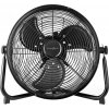 NEDIS stojanový ventilátor/ průměr 30 cm/ výkon 43 W/ plynulá rychlost/ naklápěcí/ dobíjecí/ USB-A/ kovový/ černý