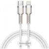 Baseus Cafule Series nabíjecí/datový kabel USB-C na Lightning PD 20W 1m, bílá (ROZBALENO)