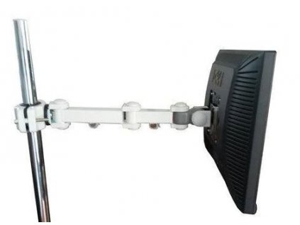 Dlouhý držák monitoru na tyč 44,5 cm