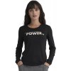 Elegantní triko s dlouhým rukávem a nápisem JOY IS MY EVERYDAY POWER EL815