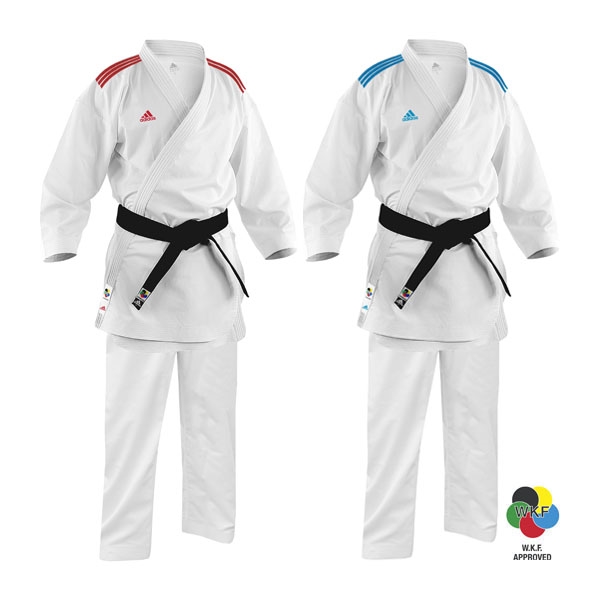 Adidas WKF Kimono ADIZERO K0, Premier League Farba: Červená, Veľkosť: 175