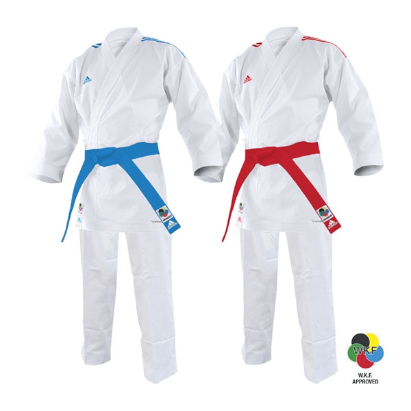 Adidas WKF Kimono ADILIGHT K191SK, Premier League Farba: Červená, Veľkosť: 155