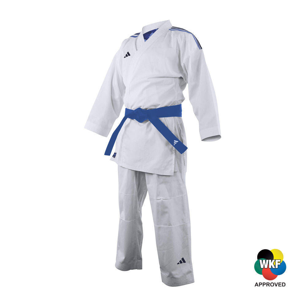 Adidas WKF Kimono DNA kumite FIGHTER Farba: Modrá, Veľkosť: 180