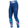 damskie getry biegowe slim fit flowers