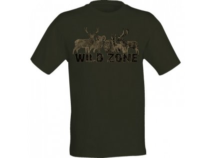 Tričko WildZone, jeleni
