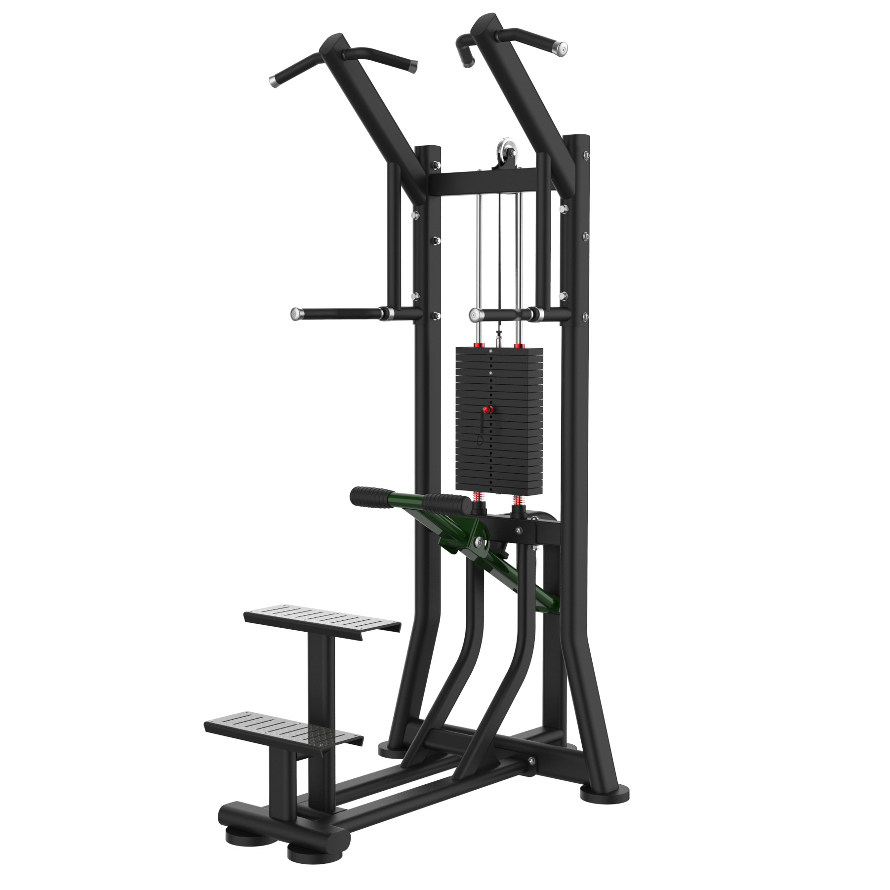 Assisted Pull Up & Dip B7112 – hrazda a bradlá s dopomocou