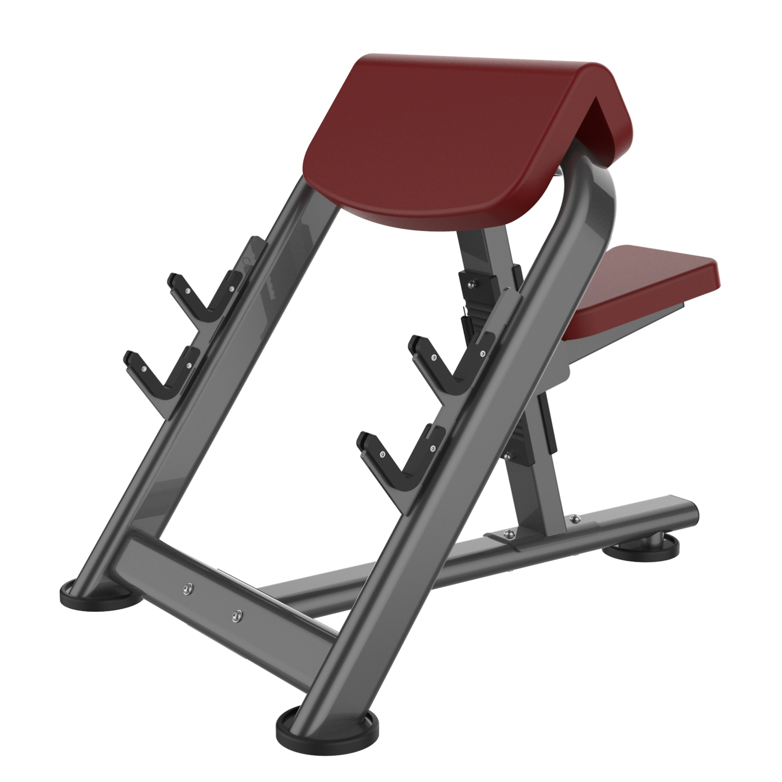 Bicep Bench B1044A – profesionálna Scottova lavica na biceps
