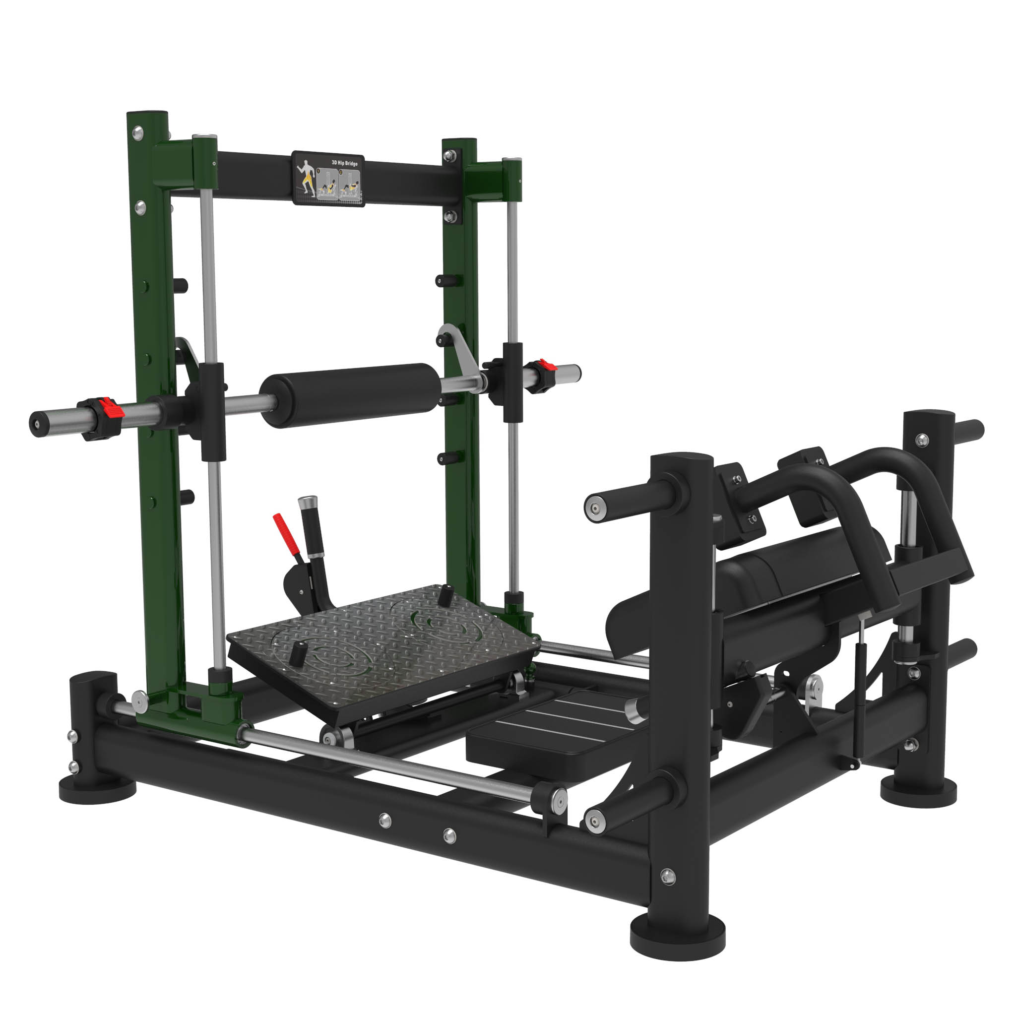 3D Hip Bridge – profesionálny stroj na hip thrust a tréning zadku B760