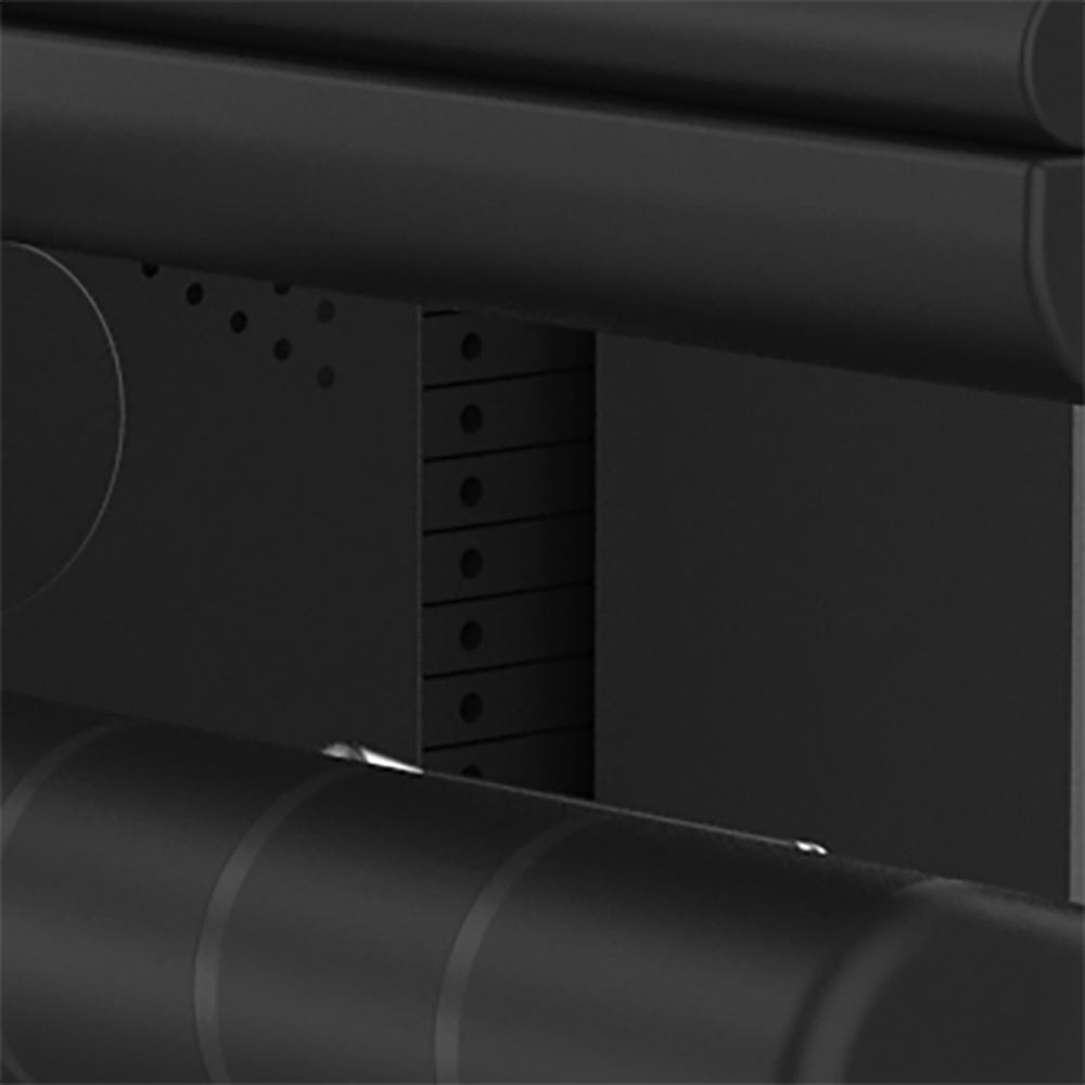 Leg Extension B7124 – detail 120 kg tehličkového zásobníka